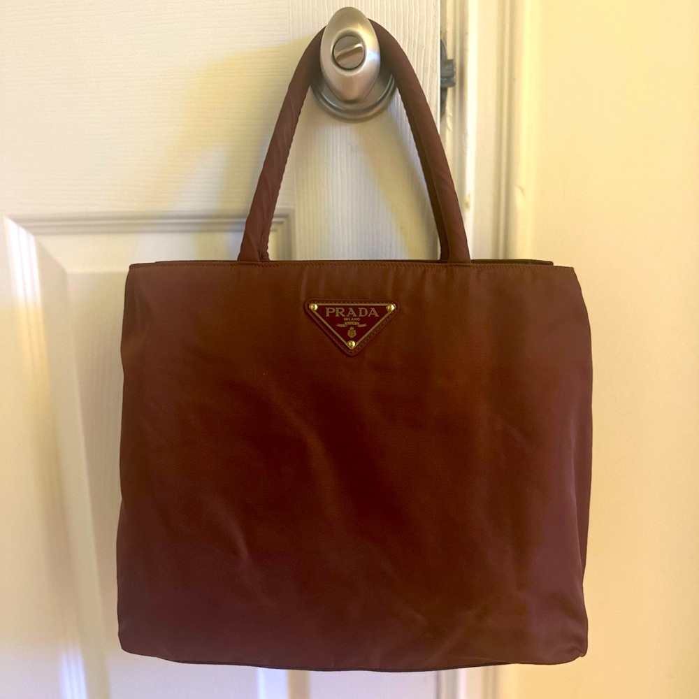 Prada Chocolate Brown Tote